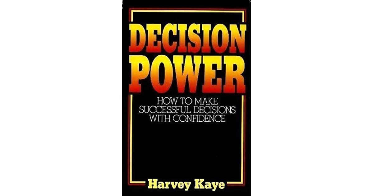 decision power harvey kaye pdf